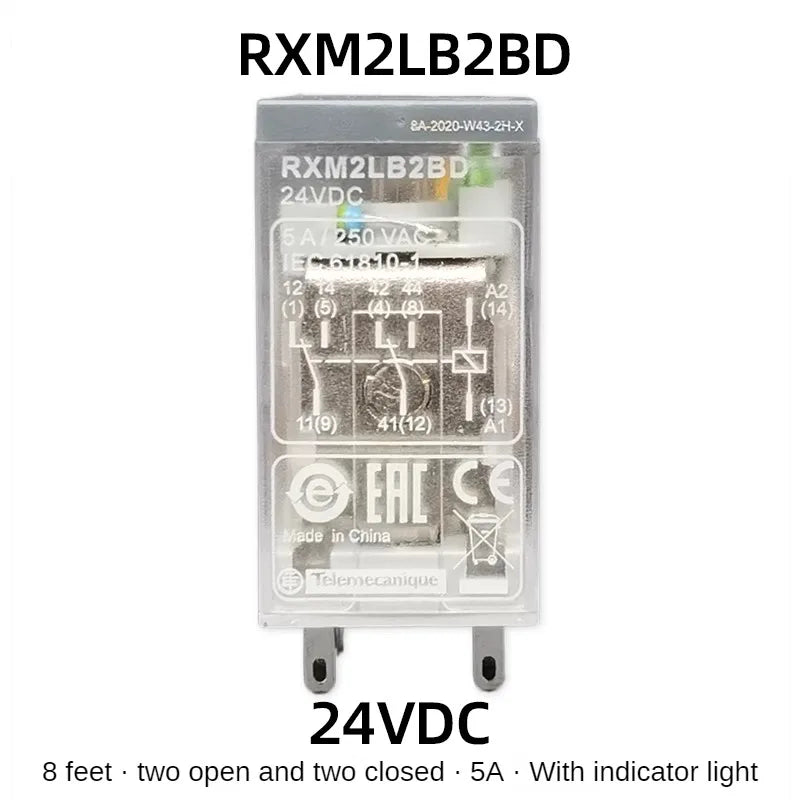 Schneider RXM2LB2BD relè intermedio DC24V contattore AC 8 piedi e 14 piedi muslim230vac