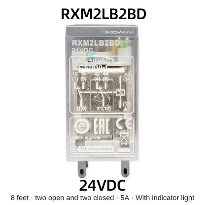 Schneider RXM2LB2BD relè intermedio DC24V contattore AC 8 piedi e 14 piedi muslim230vac