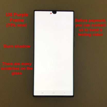 Display Super AMOLED per Samsung Galaxy S22 Ultra LCD SM-S908 S908U S908E, Schermo Touch Digitizer di Ricambio con Difetti