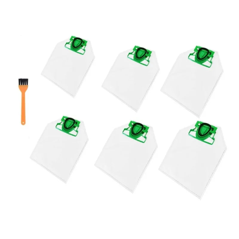6 sacchetti per la polvere per aspirapolvere Vorwerk Kobold VK200 VK200S VK220S, in microfibra ad alta filtrazione, ricambi e accessori.