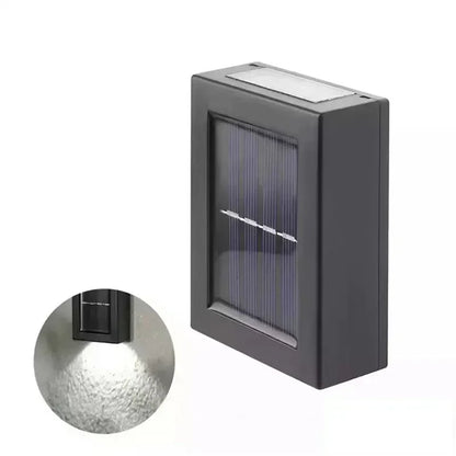 Faretti solari su e giù per esterni, lampada da parete stradale a energia solare lampada solare impermeabile da giardino decorativa
