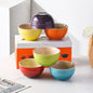 Set di ciotole per dessert colorate Le Creuset, stoviglie in ceramica, ciotola per riso, ciotola per zuppa, set regalo in confezione regalo, forma rotonda di lusso, per uso adulto