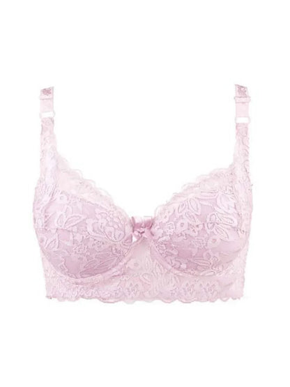 Reggiseno sottile a copertura totale, senza ferretto, regolabile, in pizzo, per taglie forti, copri seno, coppe B C D, reggiseno in pizzo taglie grandi 2028