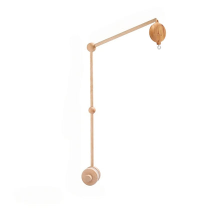 Carillon girevole per neonati Culla Imitazione Colore legno Appeso Sonaglio Bambino Lenitivo Giocattoli musicali 0-12 mesi Regalo per bambini