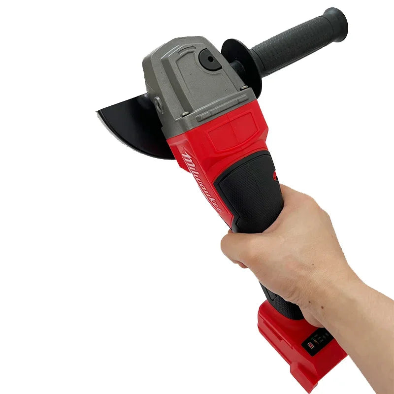 Smerigliatrice Angolare Milwaukee 125mm, Macchina per Lucidatura e Taglio, Interruttore a Leva Senza Blocco, Utensili Elettrici a Batteria