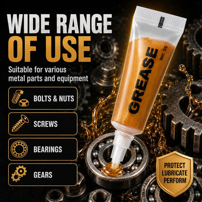 Grasso Antigrippante per Viti a Base di Rame 1100 ° Lubrificante antiruggine per filettature ad alta temperatura C per bulloni, dadi e valvole, 3 pezzi da 5g
