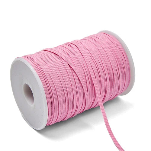 3mm 6mm Elastico colorato Elastico per cucire Nastro elastico Elastico in spandex Fascia per cucire Tessuto Accessori per indumenti fai da te 10 anni