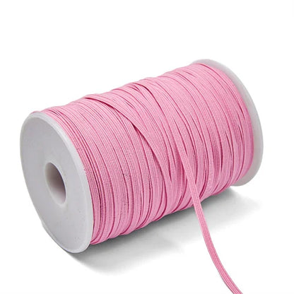 3mm 6mm Elastico colorato Elastico per cucire Nastro elastico Elastico in spandex Fascia per cucire Tessuto Accessori per indumenti fai da te 10 anni