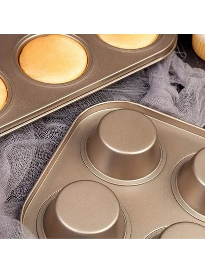 Teglia per cupcake Vassoio per muffin Stampo per cupcake Teglia per muffin Teglia da forno in acciaio al carbonio Teglia per biscotti antiaderente Stampo per torta al microonde