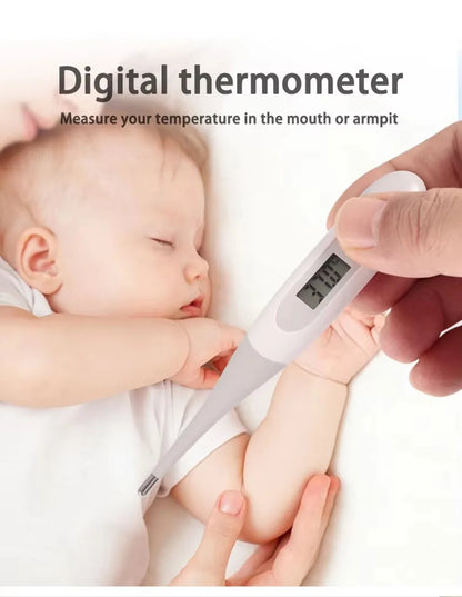 Kit per la Cura del Neonato 9 Pezzi con Tagliaunghie, Spazzola per Capelli, Pettine, Termometro, Set Essenziale per l'Igiene del Bambino, Kit da Viaggio