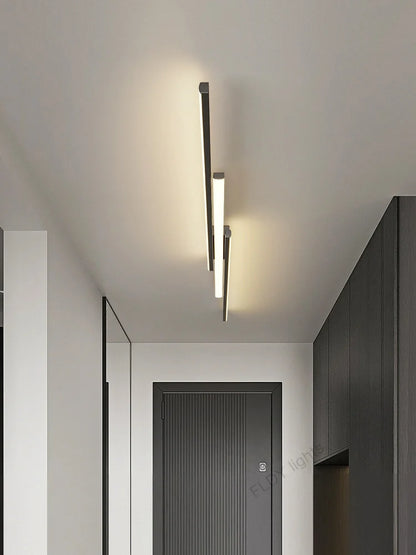 Lampada da soffitto moderna linea Luci a LED Soggiorno Sala da pranzo Camera da letto principale Apparecchio Lampadario a soffitto Sconce da parete Apparecchio di illuminazione