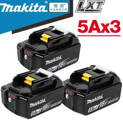 Batteria originale Makita 18V 5Ah, per batteria Makita 18V DHR183 BL1830B BL1850B BL1850 BL1840 BL1860 BL1815 Batteria al litio sostitutiva