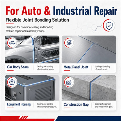 Adesivo Strutturale Poliuretanico PU Originale Wurth Bond+Seal 1K Bianco Grigio Nero per Auto Metallo Legno Calcestruzzo