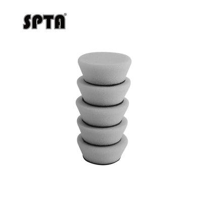SPTA 1 pollice (33 mm) 2 pollici (55 mm) Grigio Taglio leggero a forma di T Dettagli auto Lucidatura Mini tamponi per lucidatore per auto Trapano elettrico