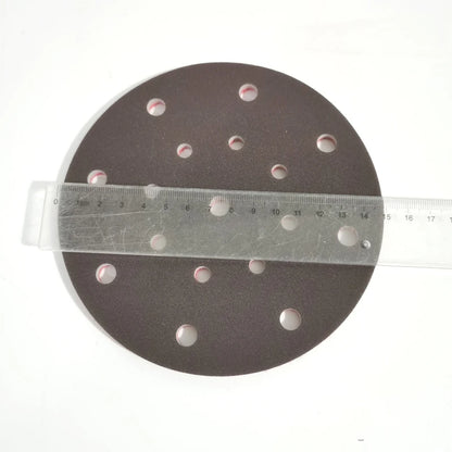 Disco abrasivo in spugna da 6 pollici 150 mm con 17 fori per levigatrice FESTOOL MIRKA 3M ecc. Lucidatura della vernice per auto floccaggio carta vetrata a secco