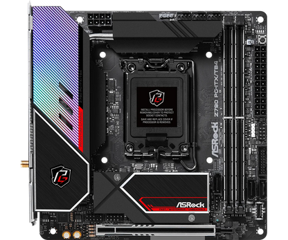 Scheda madre Asrock Z790 PG-ITX/TB4, scheda madre Mini-ITX Z790, supporto PCI-E5.0, M.2, DDR5, compatibile con CPU i7-14790F, i5-14490, i3-14100, i5-13600.
