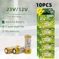 5-100PCS A23 23A 12V Batteria Alcalina 23GA A23S E23A EL12 MN21 V23GA GP23A MS21 LRV08 Per Campanello di Controllo Remoto Giocattolo Elettrico