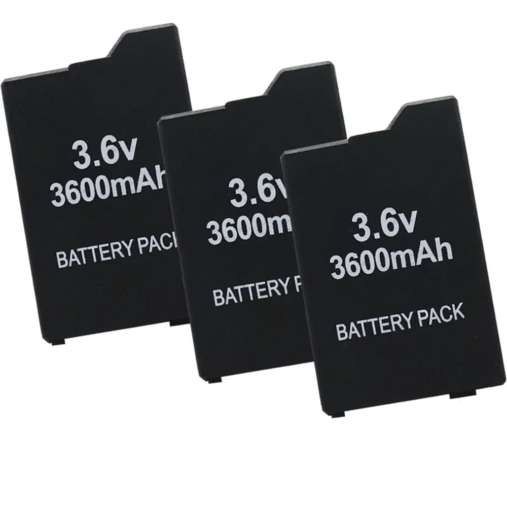 Batteria di Ricambio al Litio 3600/2400mAh per Console di Gioco Portatile PSP2000, Compatibile con PS Lite PSP-2PSP-3004