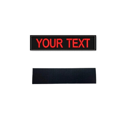 Etichette con nome ricamate, patch personalizzate con nome, da applicare a caldo, da cucire o con gancio, per uniformi e camicie da lavoro. Scegli i tuoi colori.