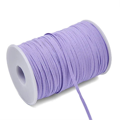 3mm 6mm Elastico colorato Elastico per cucire Nastro elastico Elastico in spandex Fascia per cucire Tessuto Accessori per indumenti fai da te 10 anni