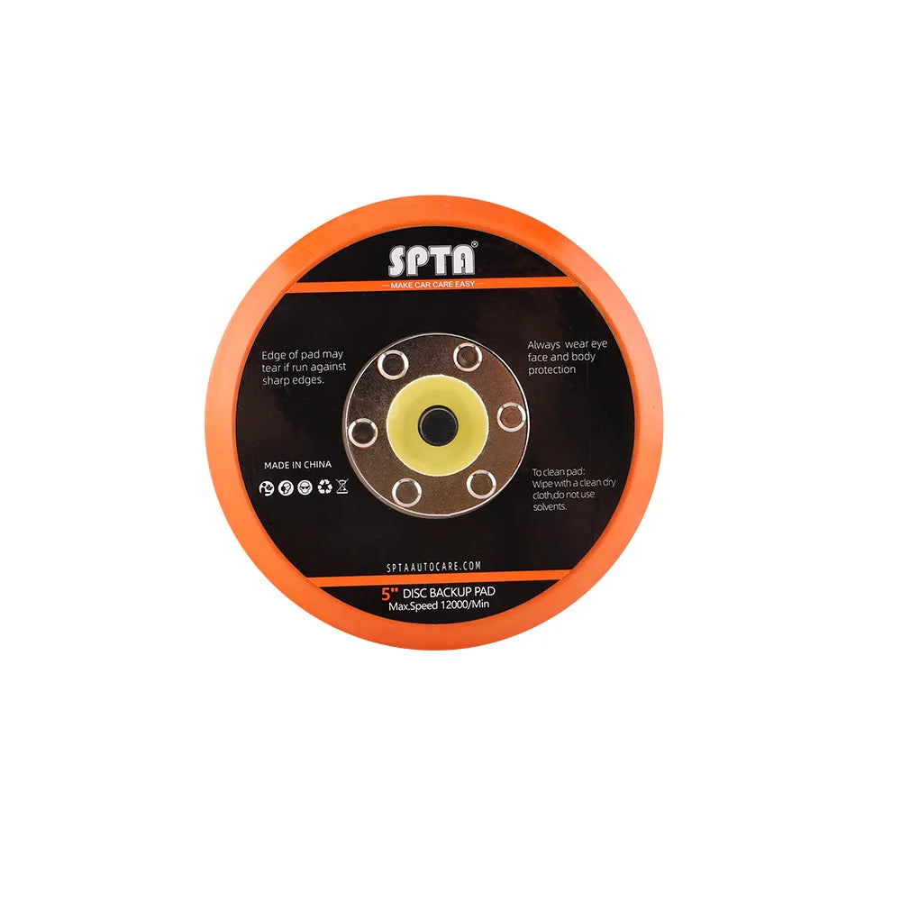 (Vendita singola) SPTA 5 "(125mm) 6"(150mm) Piastra di supporto Supporto Gancio Anello per levigatrice ad aria Lucidatore per auto a doppia azione Lucidatura