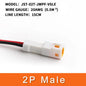 1 Set JST Automobile Auto Connettore Impermeabile 2/3/4/6/8Pin Maschio e Femmina Cablaggio Presa con 15 CM Filo 0.6 MM JST02T/02R-JWPF