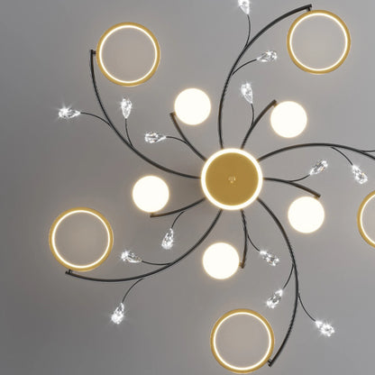 Plafoniera moderna e lussuosa per interni, lampadario a sospensione a LED, lampade da soffitto per soggiorno, camera da letto, cucina, apparecchi di illuminazione