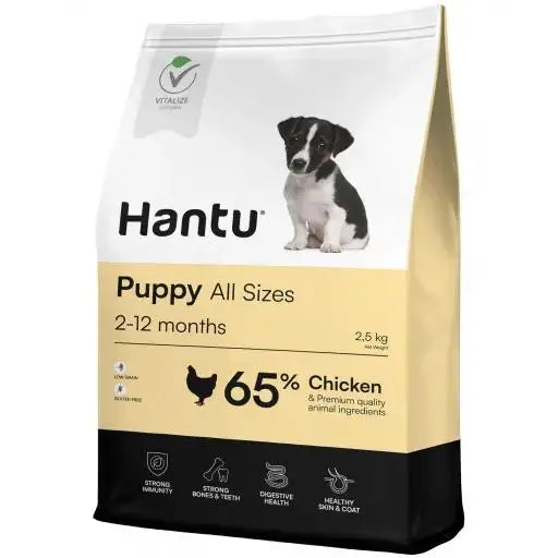 Hantu Cibo per Cuccioli di Pollo per Cuccioli (Cani, Cibo, Alimentazione) - 2,5 KG