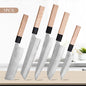 Set di coltelli da cucina in stile giapponese da 1 o 5 pezzi, coltello da chef in acciaio inossidabile composito a 3 strati, Nakiri Santoku, utensili da cucina multiuso