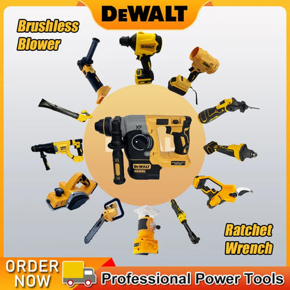 DEWALT Sega a sciabola brushless, Martello demolitore a batteria, Avvitatore elettrico, Soffiatore brushless, Chiave a cricchetto, Utensili elettrici multifunzione