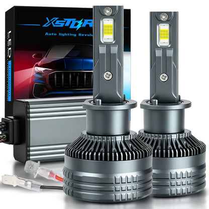 Luci LED XSTORM H7 per Auto, Fari LED H1 H11 H4 400W 80000LM, Luci Abbaglianti e Anabbaglianti H4, Fari Fendinebbia H11 Canbus SENZA ERRORI 6500K
