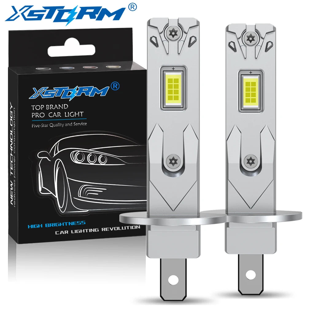 Fari a LED XSTORM H1 Canbus 120W 20000LM Lampadine a LED H1 per fendinebbia 6000K Fari per auto Lampada a diodi per fendinebbia 12V Lampade bianche