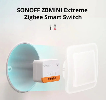 SONOFF ZBMINI L2 Zigbee Zbminil2 Interruttore smart Zigbee Mini L2 Nessun cavo neutro richiesto Controllo bidirezionale a 1 gruppo Alexa Google Home