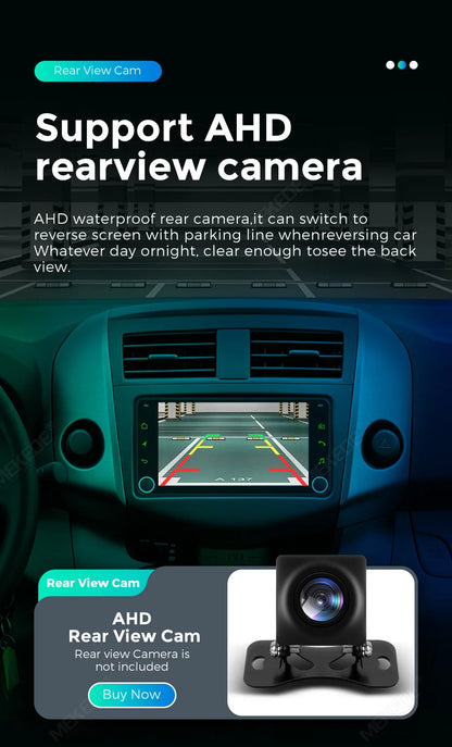 MEKED Autoradio Linux 7 Pollici con CarPlay Wireless e Android Auto per Toyota Yaris Corolla RAV4 Avensis Aygo Prius, Lettore Multimediale Universale 4K con Schermo per Telecamera Posteriore