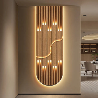 Lampada da parete moderna a LED di lusso Decorazione domestica Luce murale astratta Corridoio Soggiorno Lustro Pittura sospesa di fascia alta