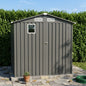kb-2026 Nuovo Arrivo Capanno da Giardino in Metallo 6x4 FT di Qualità Premium, Casetta Attrezzi da Esterno con Kit di Fondamenta #