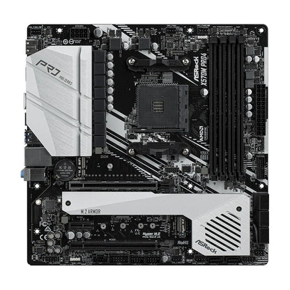 Scheda Madre ASRock X570M Pro4 AMD X570 AM4 Supporta CPU 5800X3D 5700X3D 5600G 4xDDR4 4200MHz PCIe4.0 M.2 NVME MATX