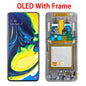 Display LCD Super AMOLED per Samsung A80 A805 A805F, gruppo digitalizzatore touchscreen con sensore di impronte digitali per Samsung A90 LCD
