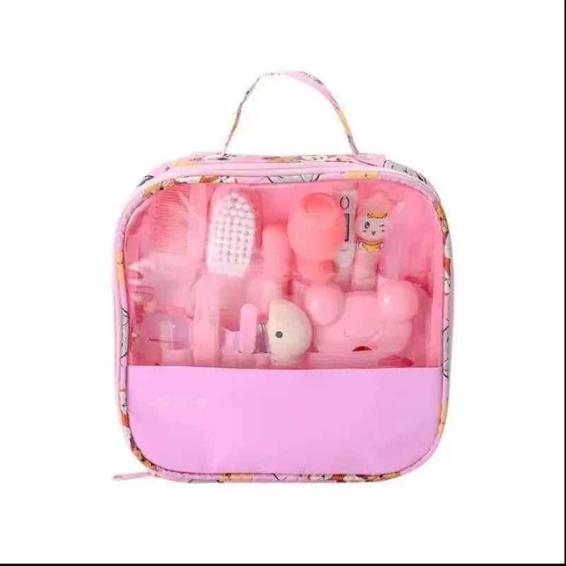 Set di 13 Pezzi per la Cura del Bambino, Kit Portatile per Toelettatura e Cura delle Unghie