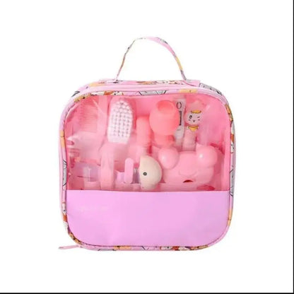 Set di 13 Pezzi per la Cura del Bambino, Kit Portatile per Toelettatura e Cura delle Unghie