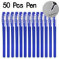 20/50 pezzi Penne gel Set Nero Blu Rosso Ricarica Gel Forniture scolastiche e per ufficio Cancelleria accessori kawaii cancelleria penne carine
