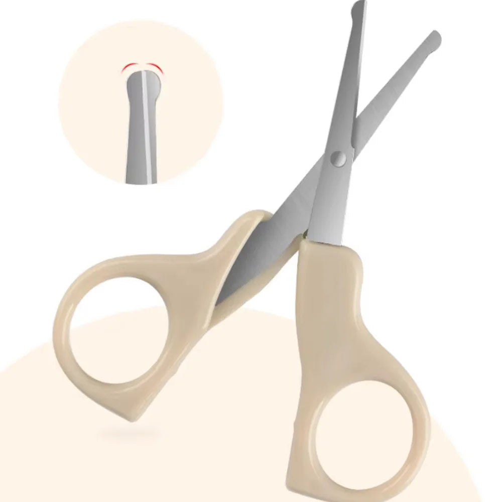 Kit per la Cura del Neonato 9 Pezzi con Tagliaunghie, Spazzola per Capelli, Pettine, Termometro, Set Essenziale per l'Igiene del Bambino, Kit da Viaggio