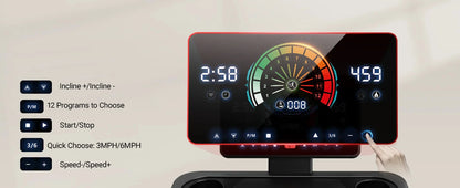 Tapis roulant pieghevole LONTEK L10 con inclinazione automatica del 20% e sensori di pulsazioni, 14 km/h. Questo tapis roulant compatto e pieghevole presenta un'inclinazione automatica del 20%, un motore silenzioso da 3,5 HP