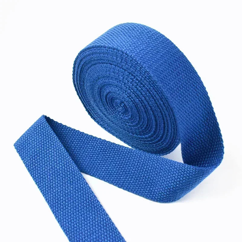 5 Metri 1.3mm 20-50mm Cotone Tessuti Nastro per Borsa Cinghia Zaino Etichetta Nastro Fascia Vestiti Bias Vincolante Accessori Per Cucire FAI DA TE