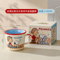 Set di Tazze in Ceramica Colorata da 340Ml con Snoopy, Design Carino con Manico, Bellissima Tazza per Caffè e Acqua per Casa e Ufficio, Regalo di Compleanno per Bambini