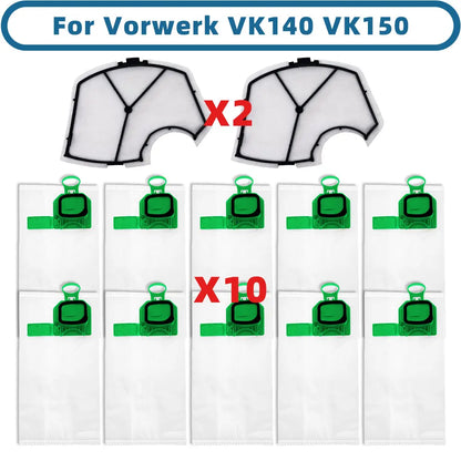 Compatibile Per Folletto Vorwerk Kobold VK140 VK150 Parti di Ricambio Accessori Sacchetto Per La Polvere Filtro di Protezione Del Motore