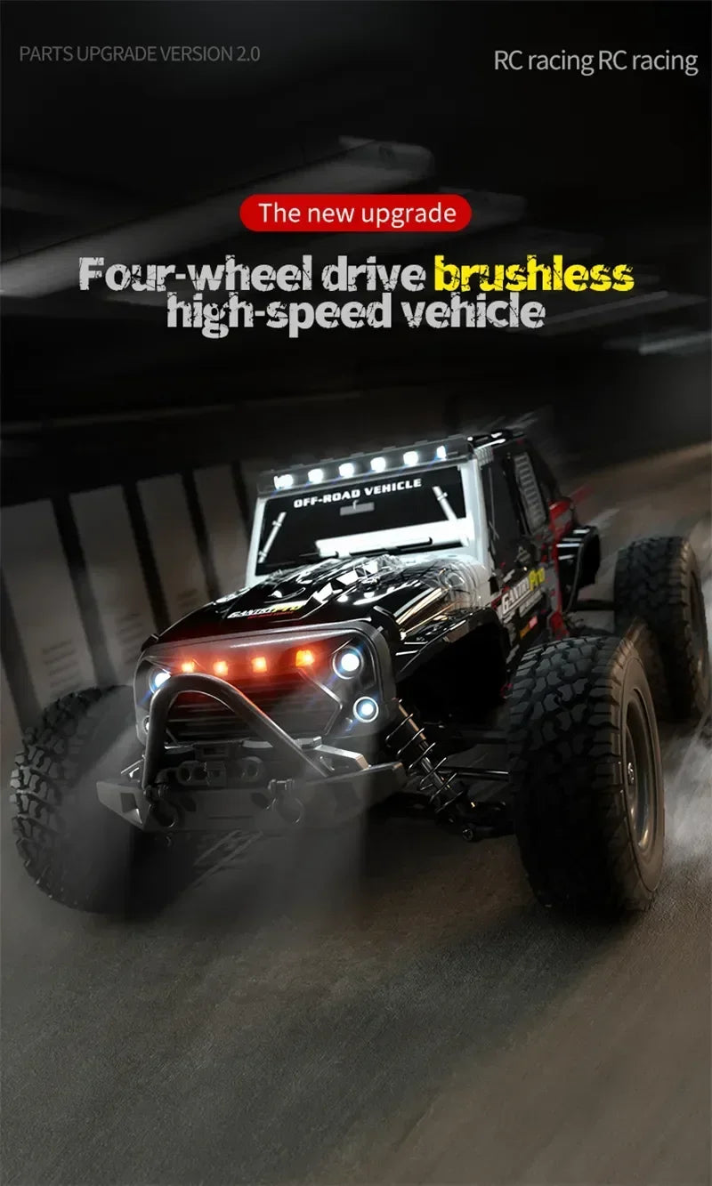 16103PRO 1:16 4WD Auto RC con LED 2.4G Auto telecomandate 70KM/H Drift ad alta velocità Monster Truck per bambini VS WLtoys 144001   Giocattoli