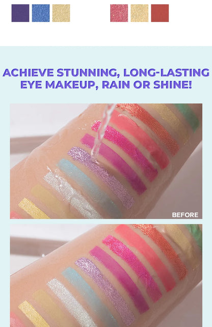 Beauty GlazedSpring's Faves BePerfect Beauty Palette di ombretti impermeabili Evidenziatore luccicante e trucco smaltato per contorno occhi