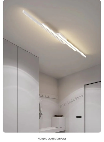 Lampada da soffitto moderna linea Luci a LED Soggiorno Sala da pranzo Camera da letto principale Apparecchio Lampadario a soffitto Sconce da parete Apparecchio di illuminazione