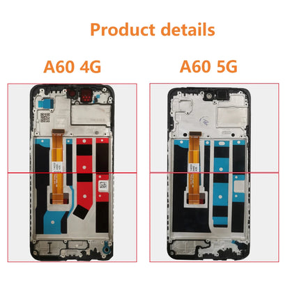 6.67 "Display LCD Per Oppo A60 4G CPH2631 A60 5G CPH2683 CPH2693 LCD Touch Screen Digitizer Pannello di Montaggio di Ricambio